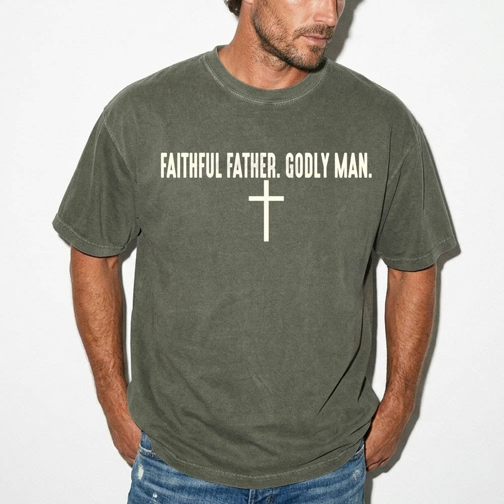 Faithful Father Godly Man DTF Heat Transfer