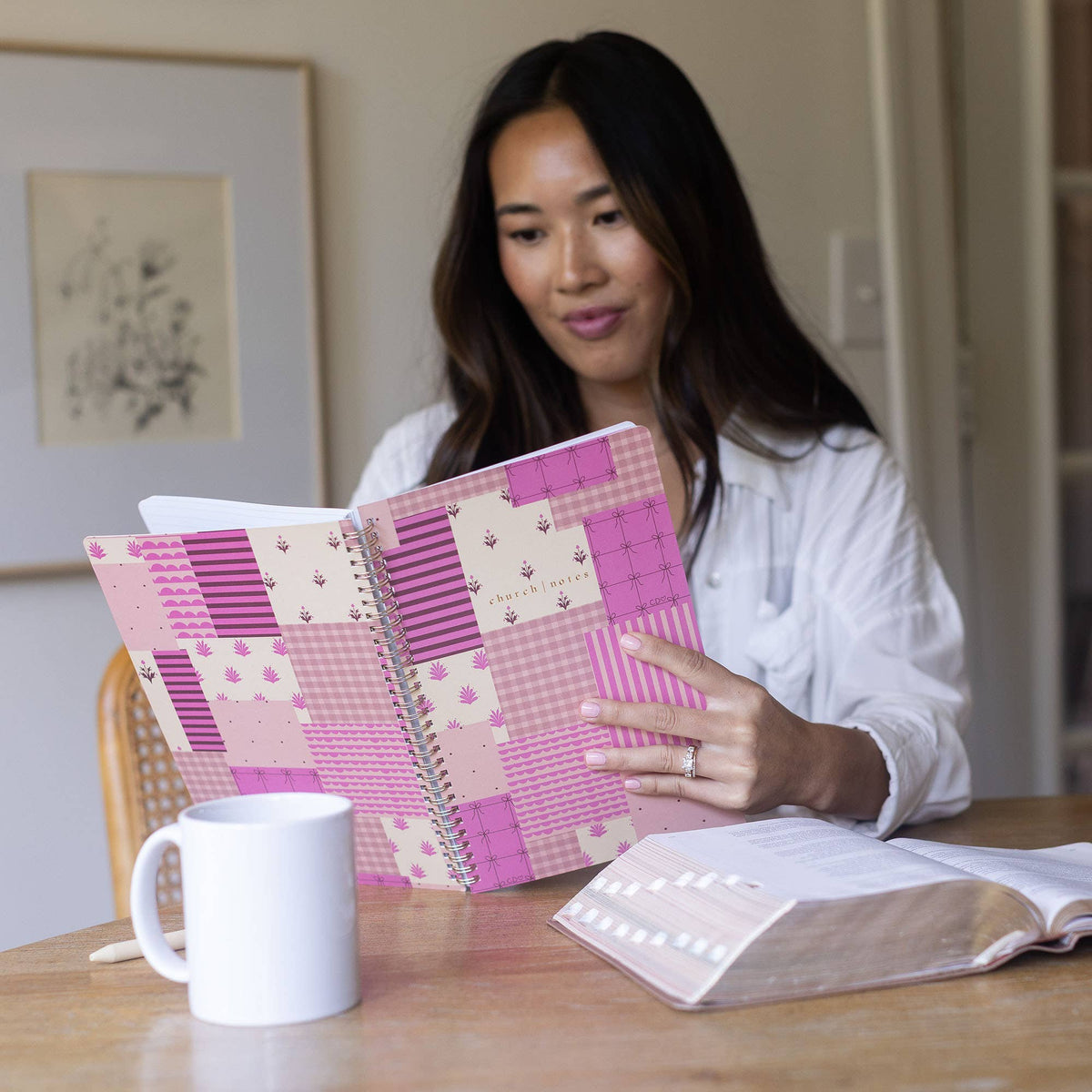 Quilted Patchwork Bible Study Notebook by Callie Danielle