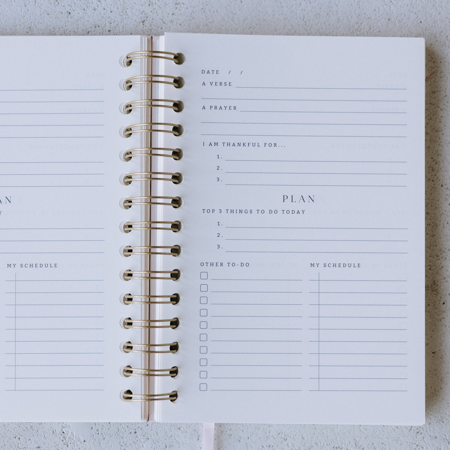 Daily Faith-Based Planner - Devotional Journaling Prompts, Calendar Planning, and Daily Planning
