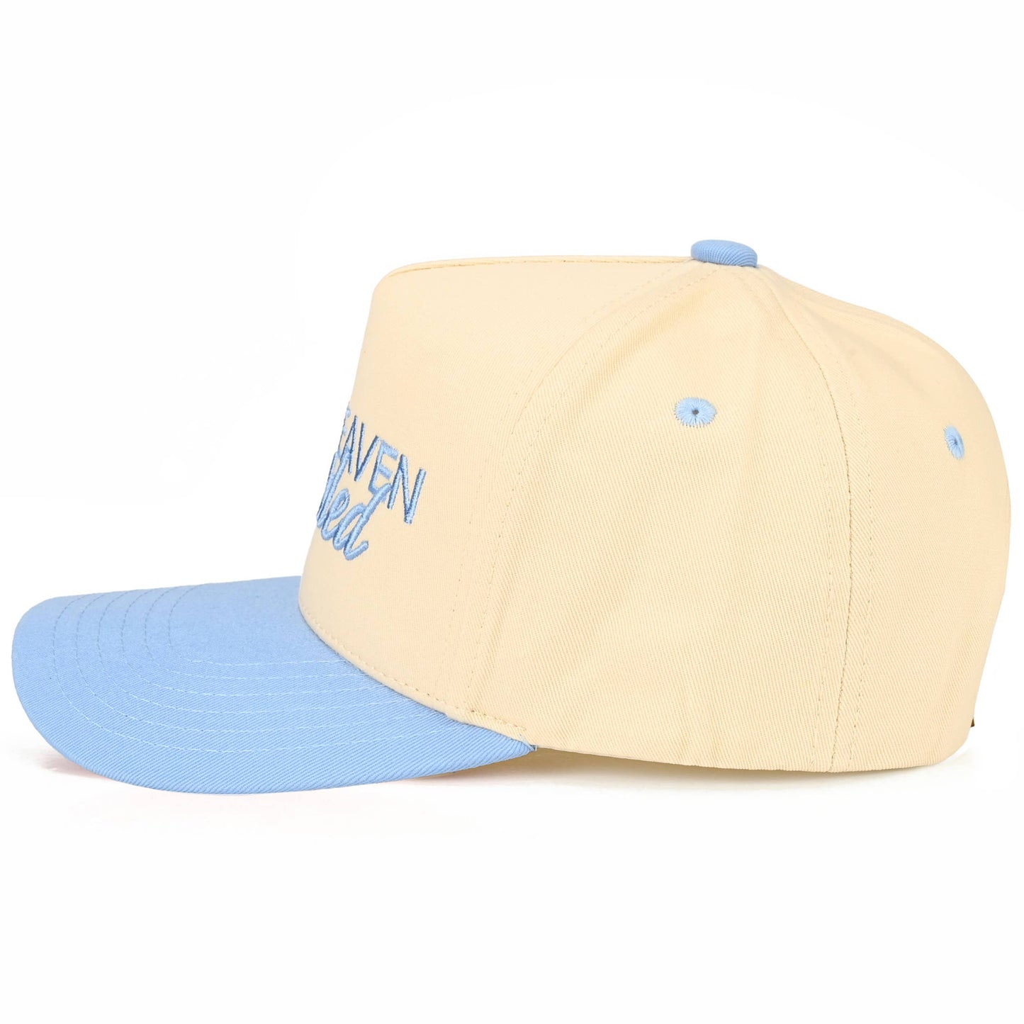 C.C MAKE HEAVEN CROWDED Letter Embroidered Trucker Hat