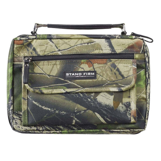 Bible Cover Organizer Camouflage Stand Firm 1 Cor 16:13