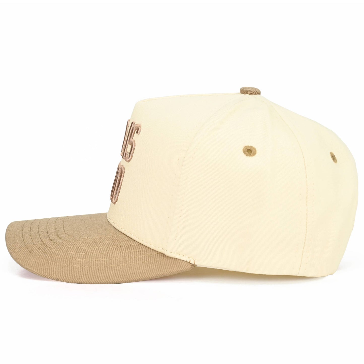 C.C GOD IS GOOD Embroidered Letter Two Tone Trucker Hat