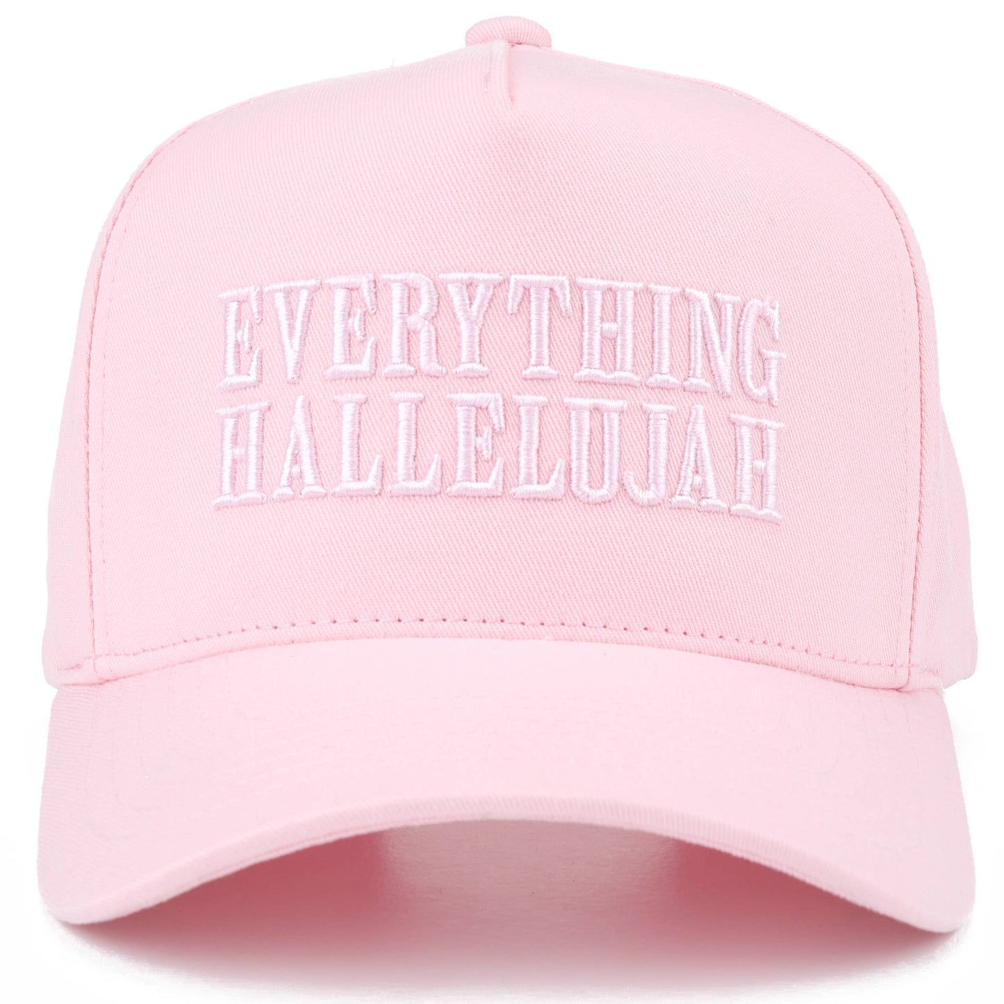 C.C EVERYTHING HALLELUJAH Letter Two Tone Trucker Cap