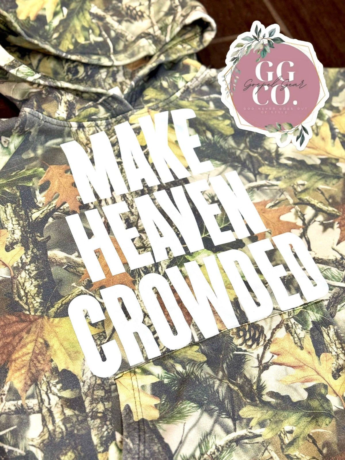 Make Heaven Crowded Camo Cotton Shirt