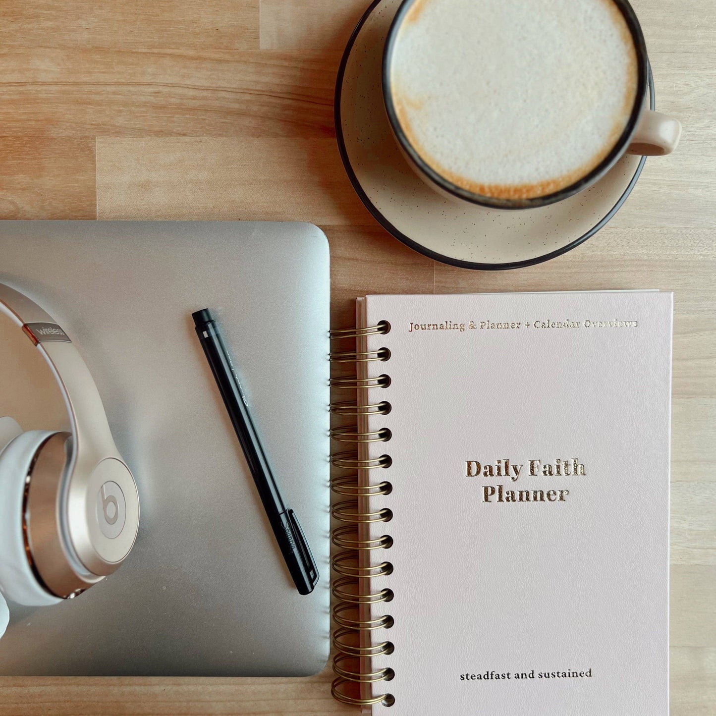 Daily Faith-Based Planner - Devotional Journaling Prompts, Calendar Planning, and Daily Planning