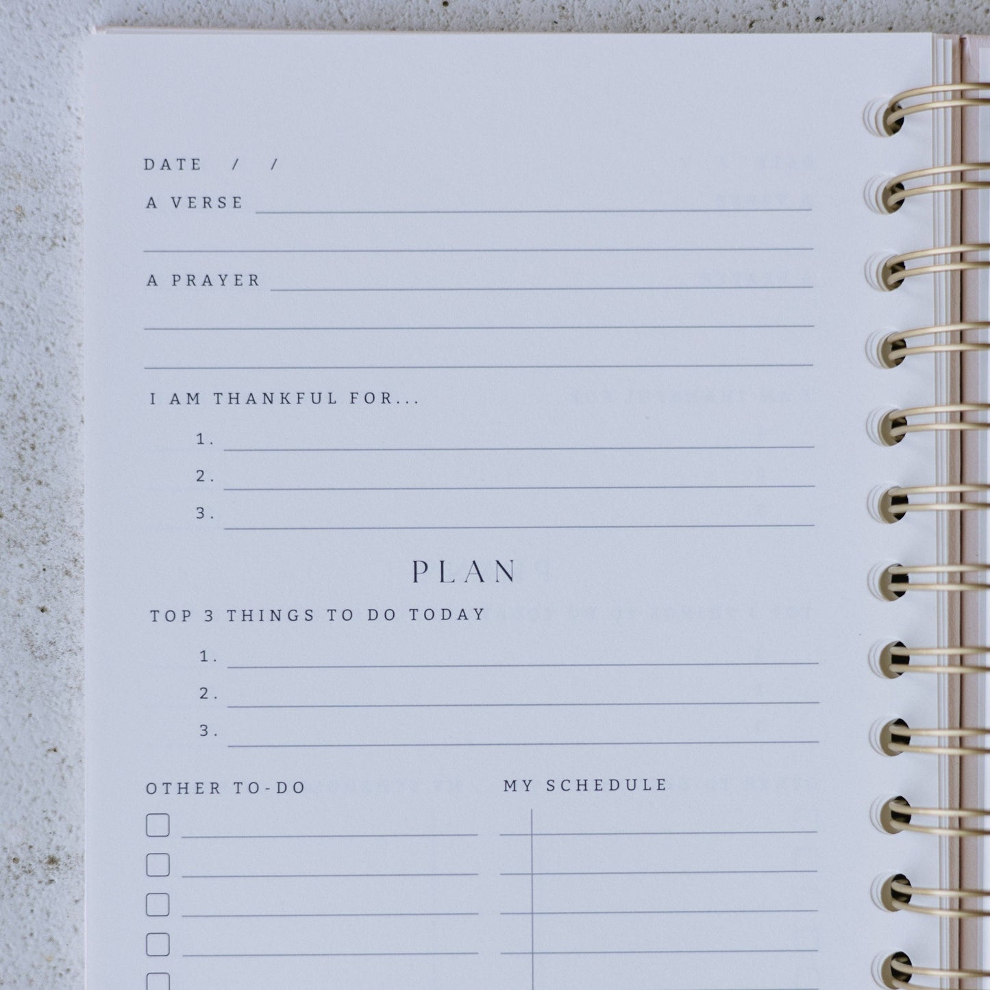 Daily Faith-Based Planner - Devotional Journaling Prompts, Calendar Planning, and Daily Planning