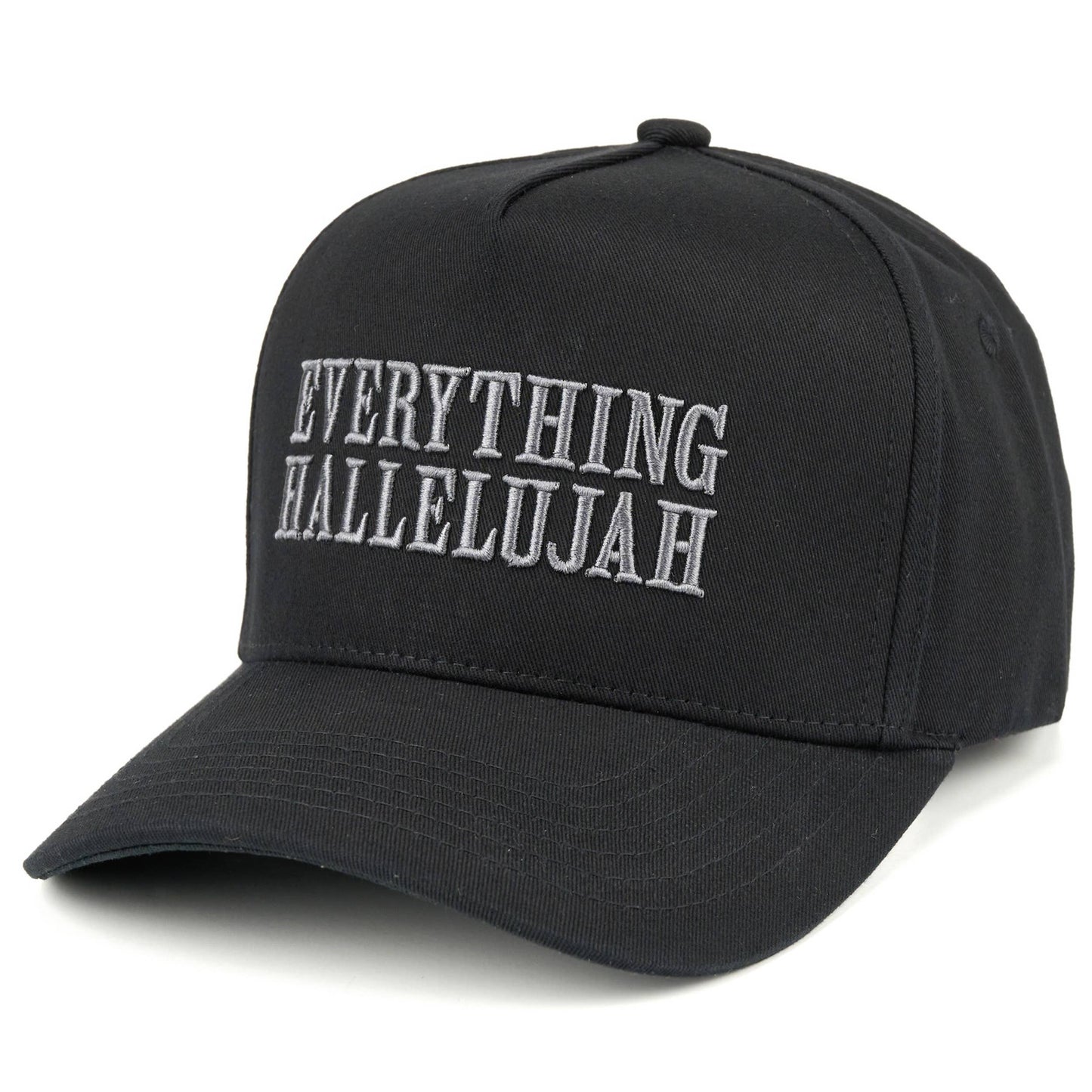 C.C EVERYTHING HALLELUJAH Letter Two Tone Trucker Cap