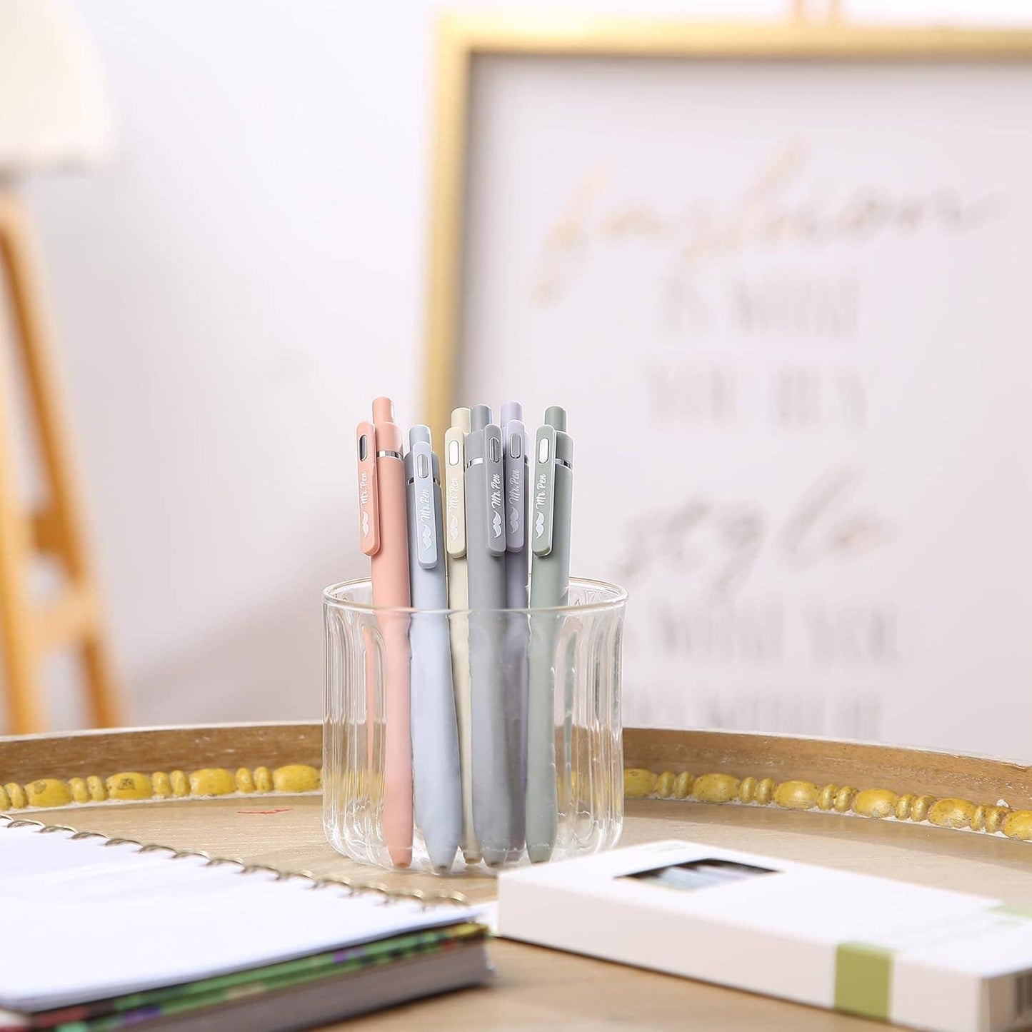 Retractable Gel Pens 6 Pack 0.5mm