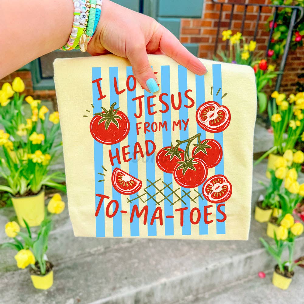 I Love Jesus From My Head To-Ma-Toes DTF Heat Transfer