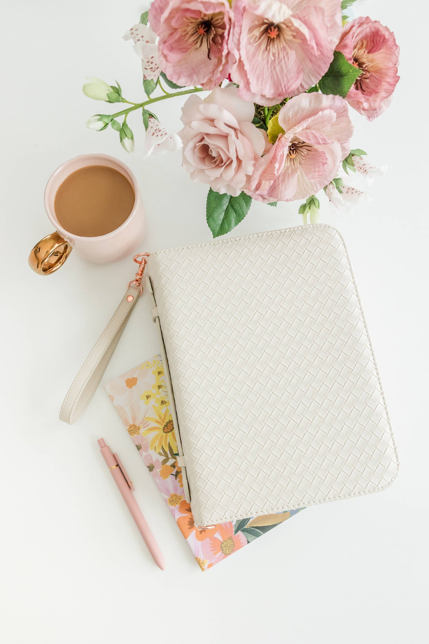 Bible Cover, Weave Bible Case, Crossbody PEARL