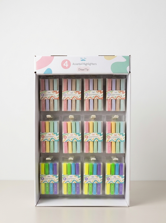 Fully Stocked Highlighter 4-Pack Display