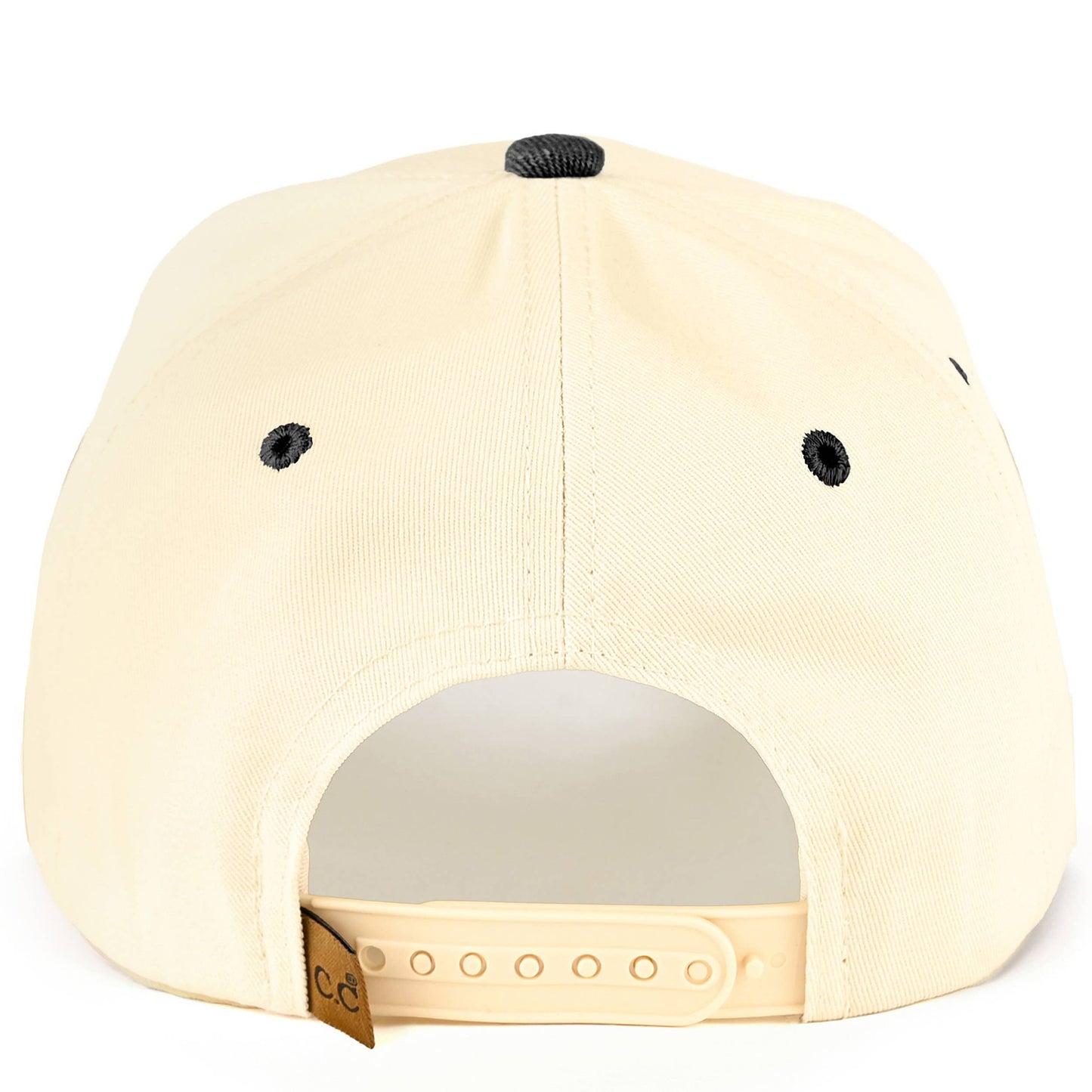 C.C GOD IS GOOD Embroidered Letter Two Tone Trucker Hat