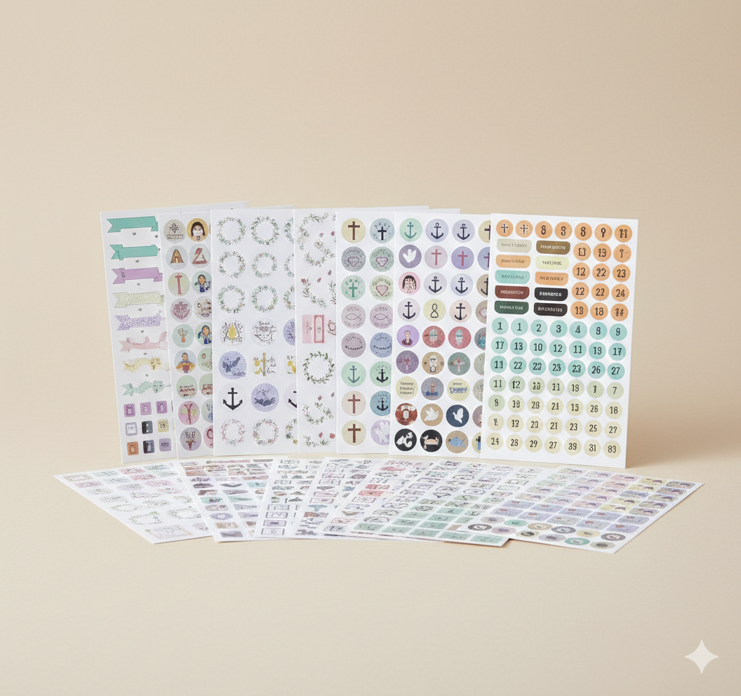 Christian Journaling Stickers 31 Sheets