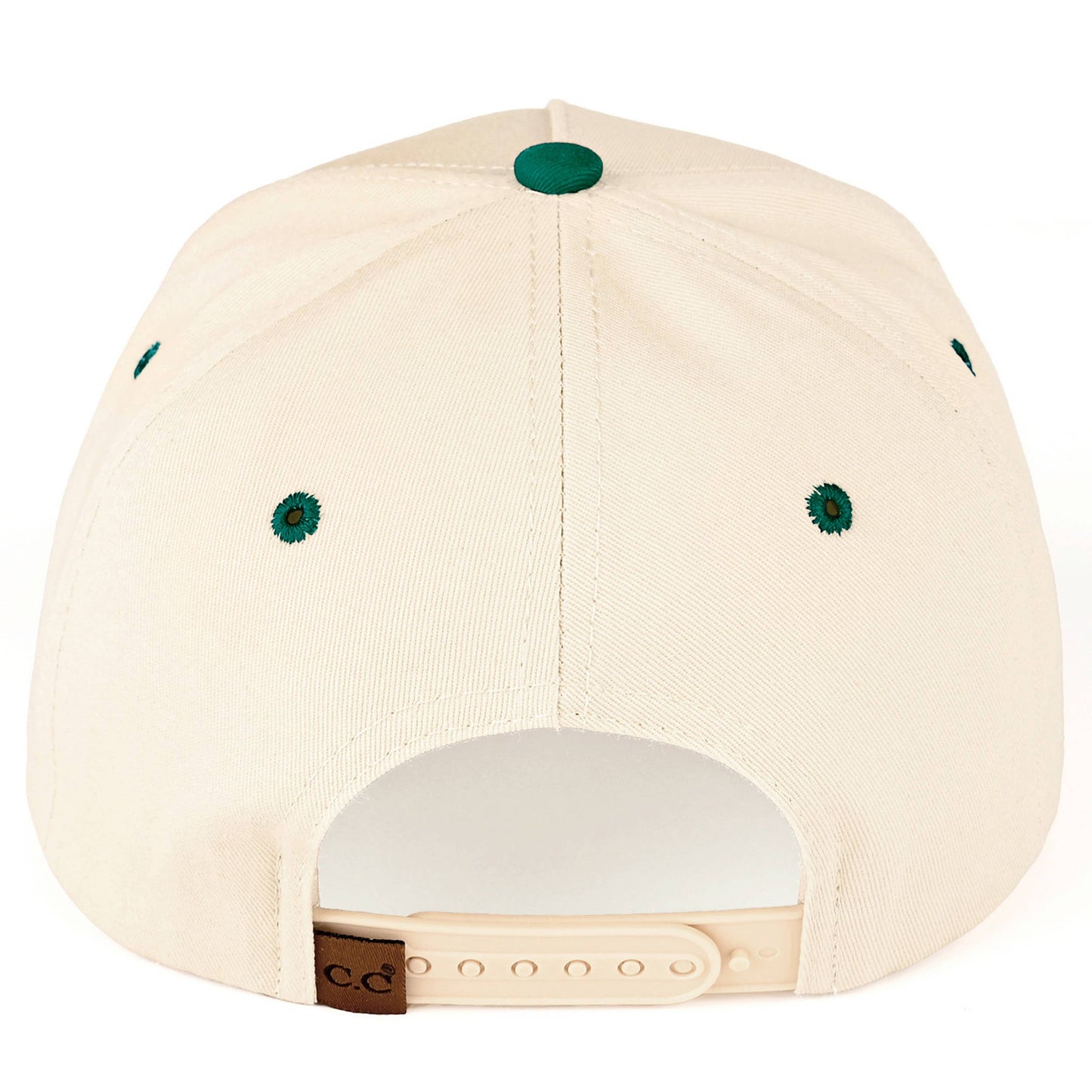 C.C GOD IS GOOD Embroidered Letter Two Tone Trucker Hat