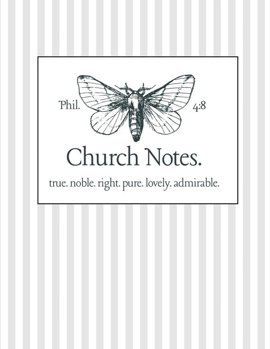 The Lovely Co. Church Notes