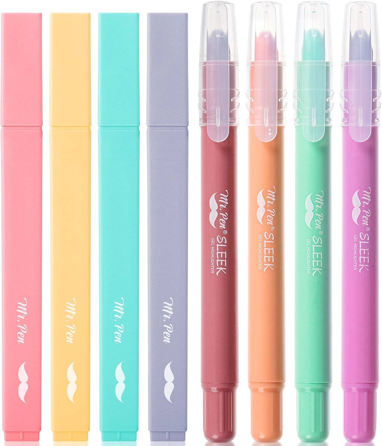 Aesthetic & Gel Highlighters Set