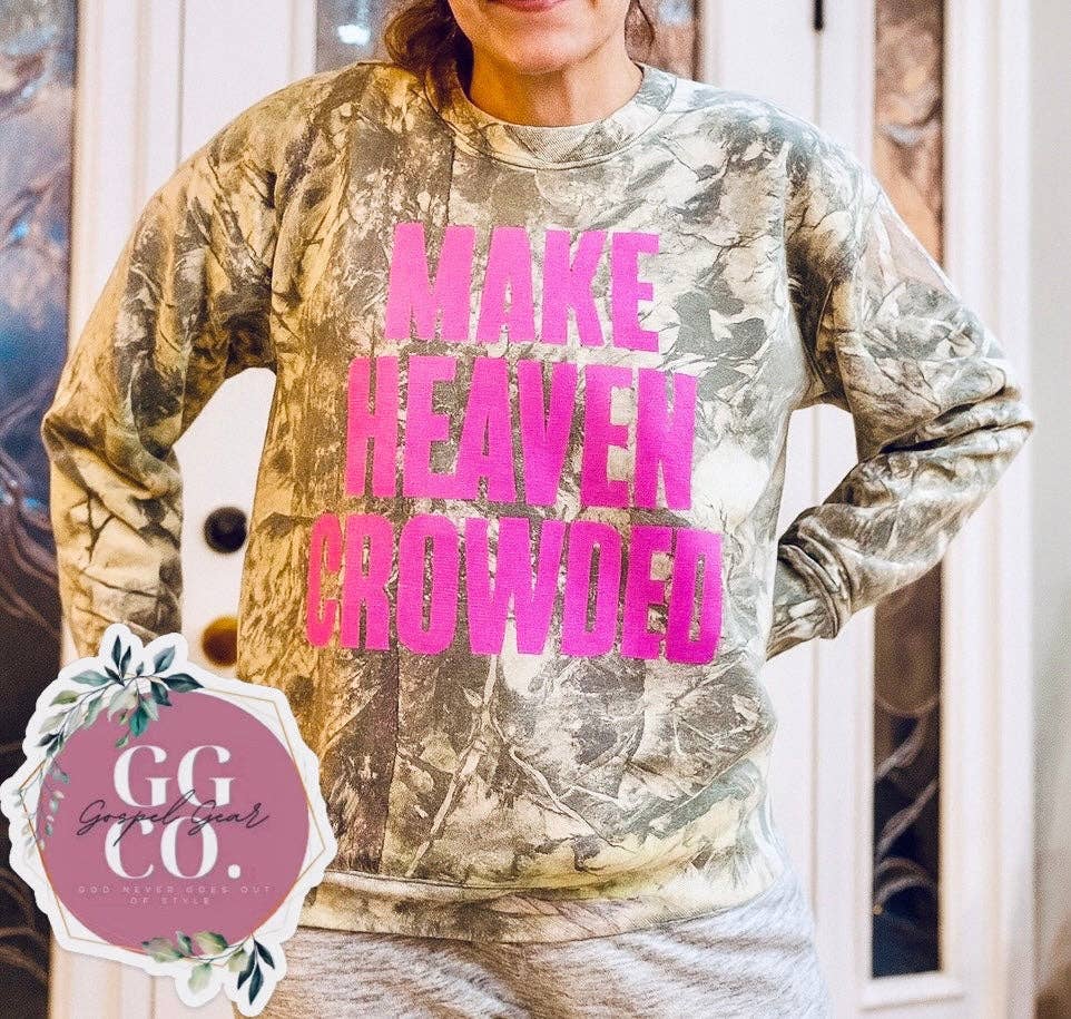Make Heaven Crowded Camo Cotton Shirt