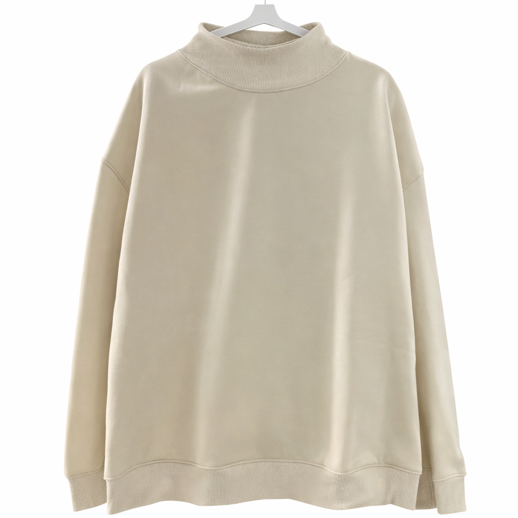 Custom - High/mock Neck Loose Sweatshirt
Custom Text Varsity