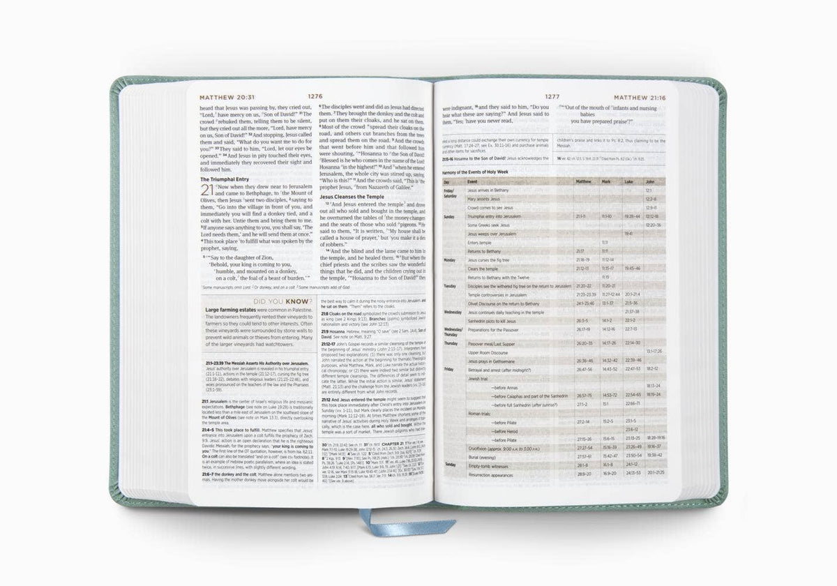 ESV Student Study Bible®, TruTone, Paris Sky, Fleur-de-lis
