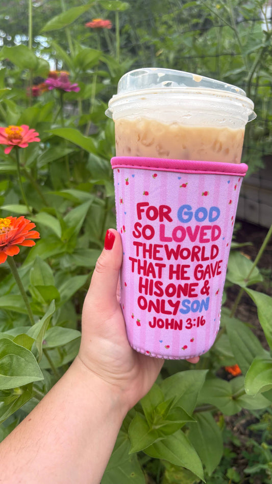 God so Loved the World Drink Sleeve