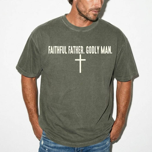 Faithful Father Godly Man DTF Heat Transfer