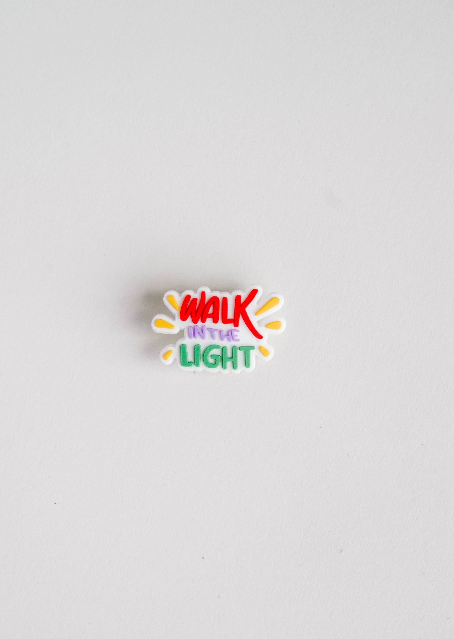 Walk In  Light Shoe Charm I Christian Gift