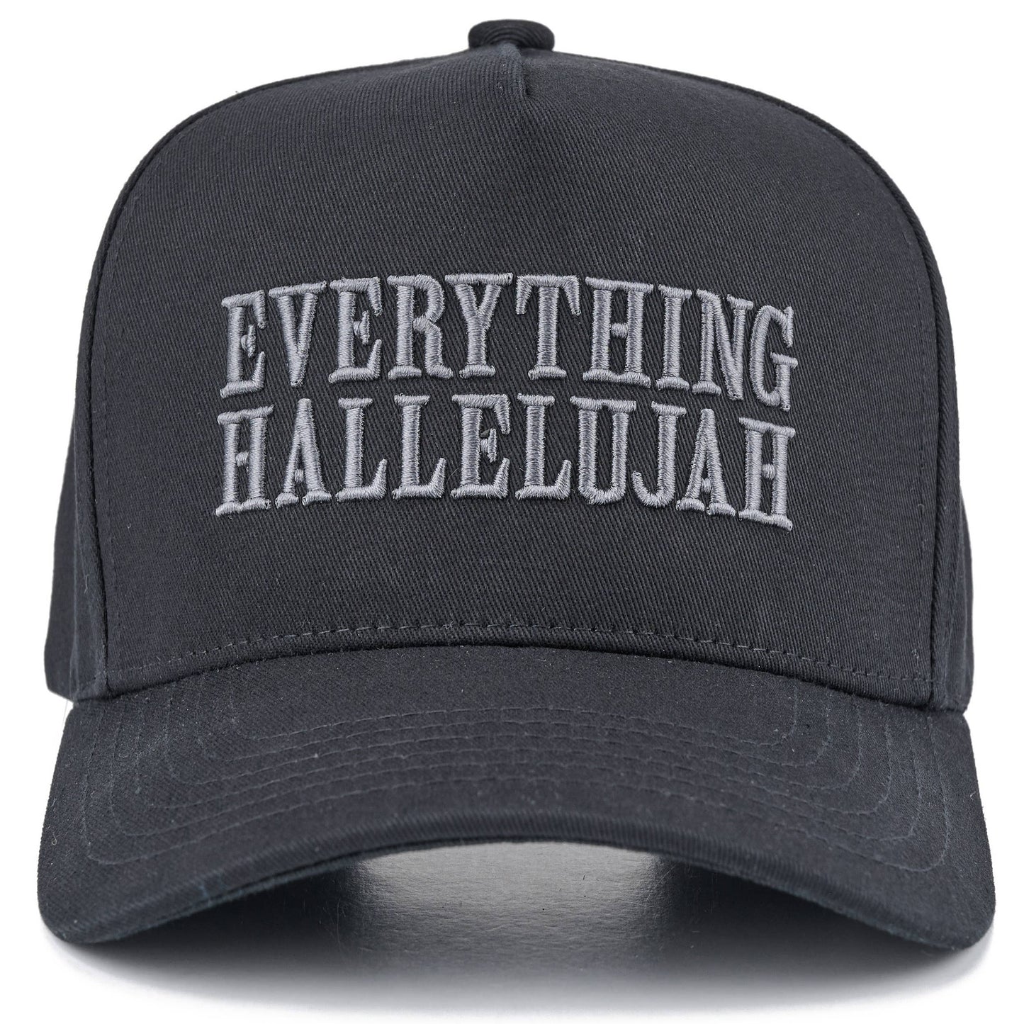 C.C EVERYTHING HALLELUJAH Letter Two Tone Trucker Cap