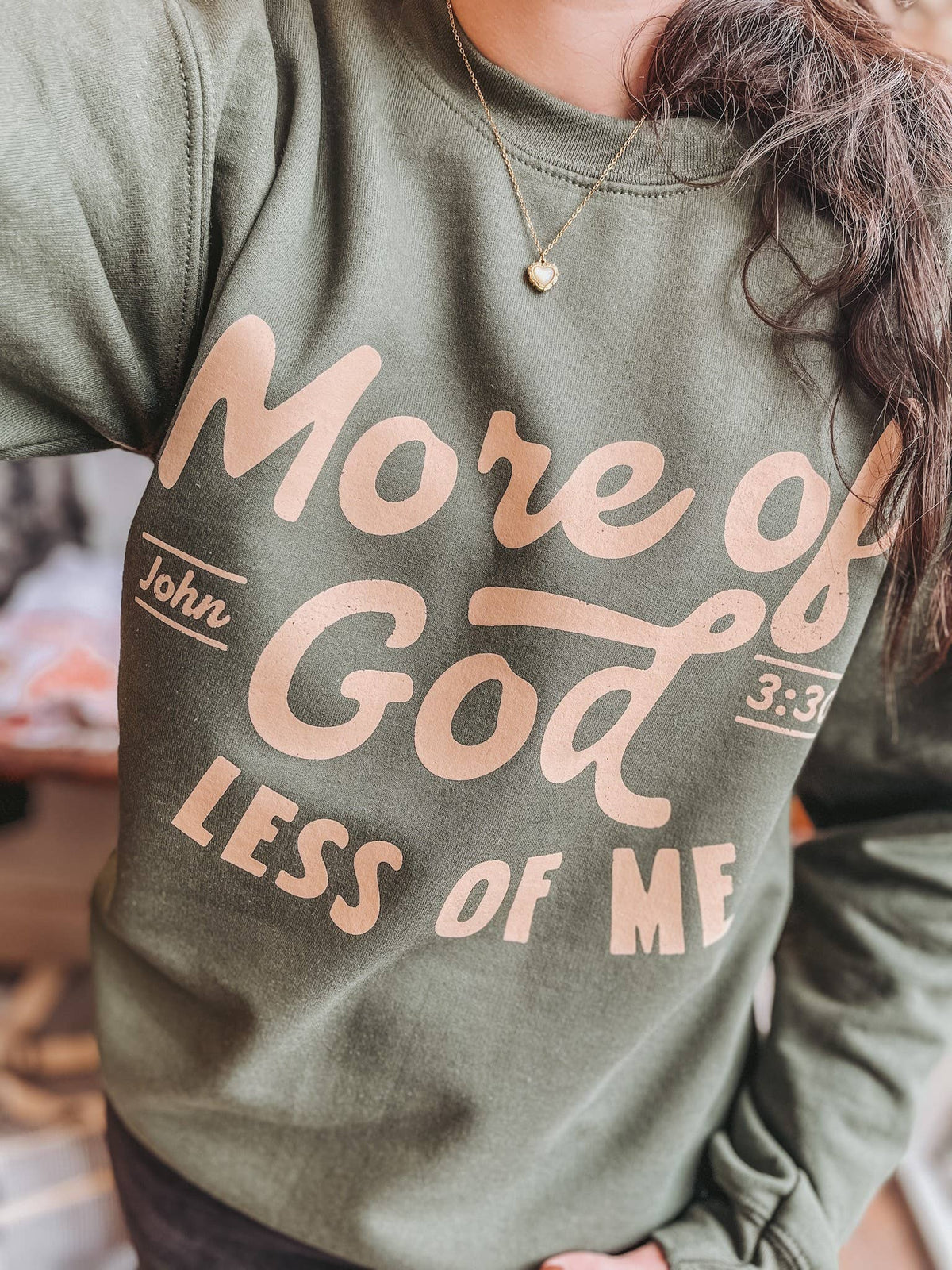 More Of God Crew Neck Sweatshirt | Trending
