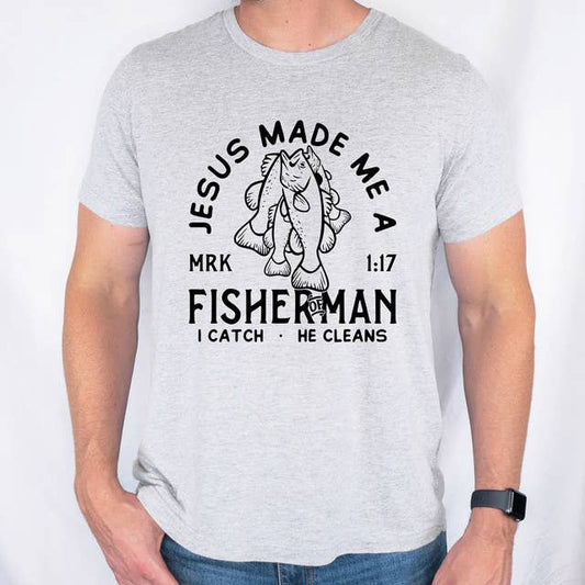 Jesus Made Me A Fishman DTF Heat Transfer