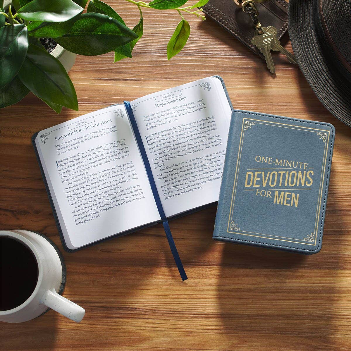 One-Minute Devotions for Men Faux Leather