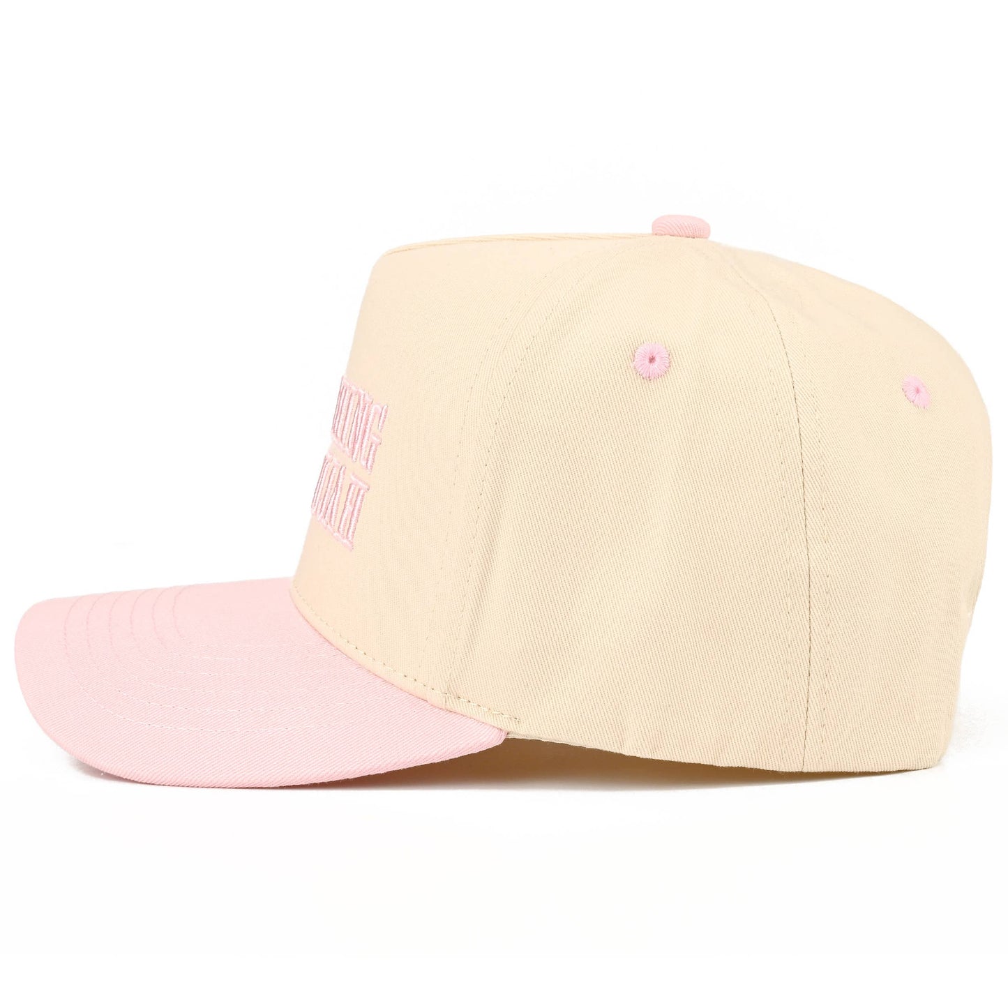 C.C EVERYTHING HALLELUJAH Letter Two Tone Trucker Cap