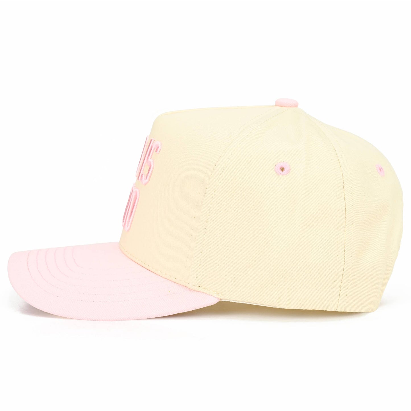 C.C GOD IS GOOD Embroidered Letter Two Tone Trucker Hat