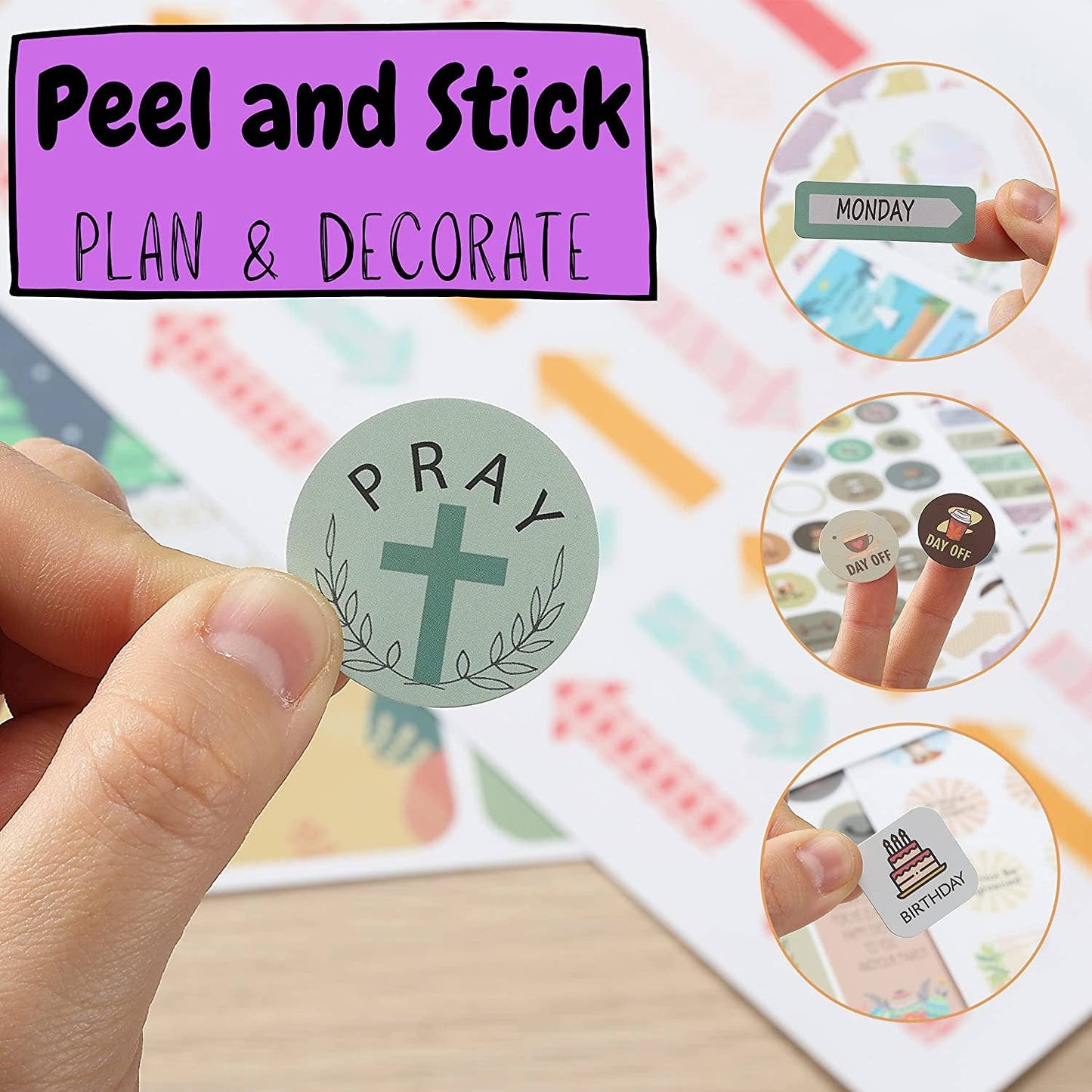 Christian Journaling Stickers 31 Sheets