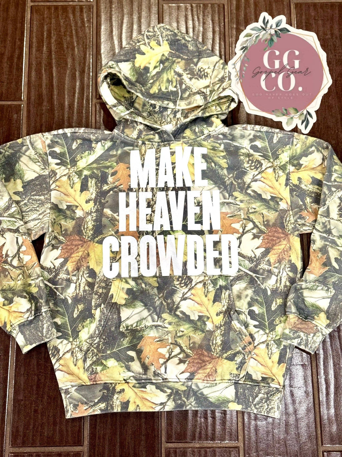 Make Heaven Crowded Camo Cotton Shirt