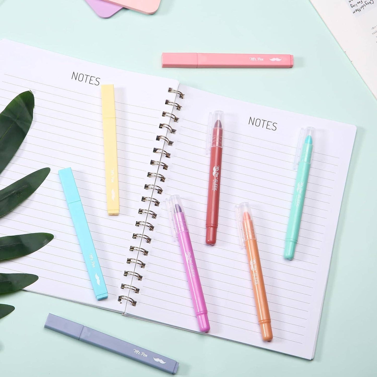 Aesthetic & Gel Highlighters Set