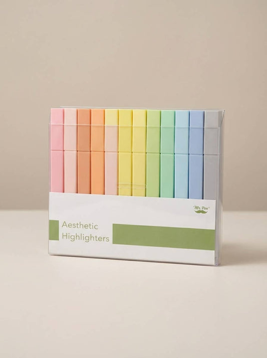 Highlighters 12 Pack Macaron