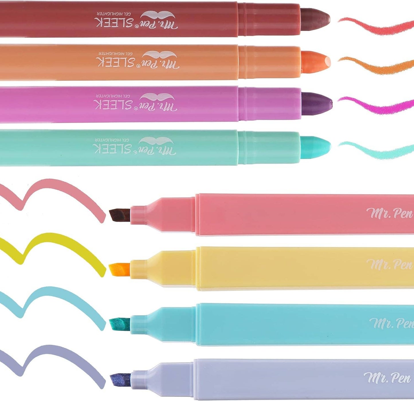 Aesthetic & Gel Highlighters Set