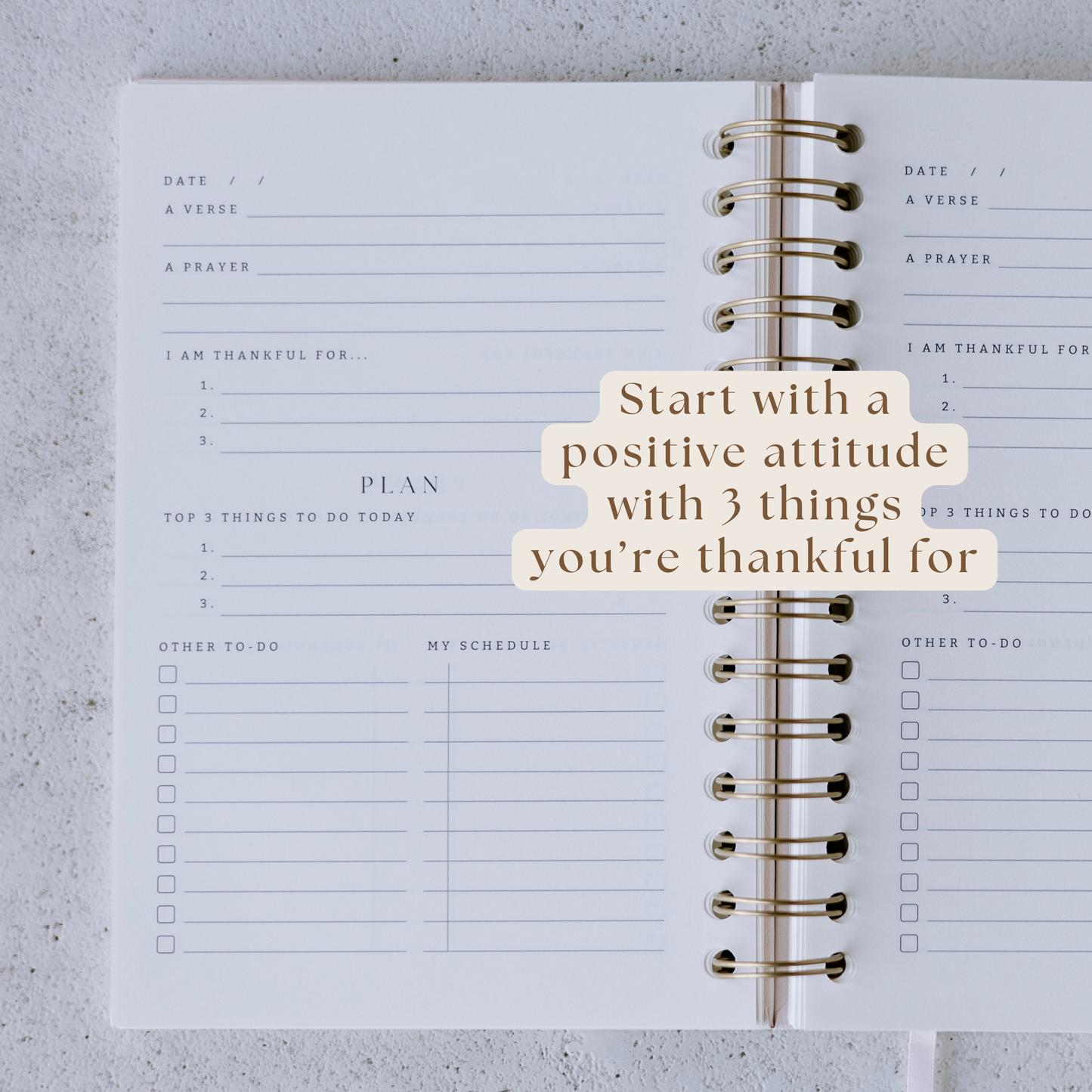 Daily Faith-Based Planner - Devotional Journaling Prompts, Calendar Planning, and Daily Planning